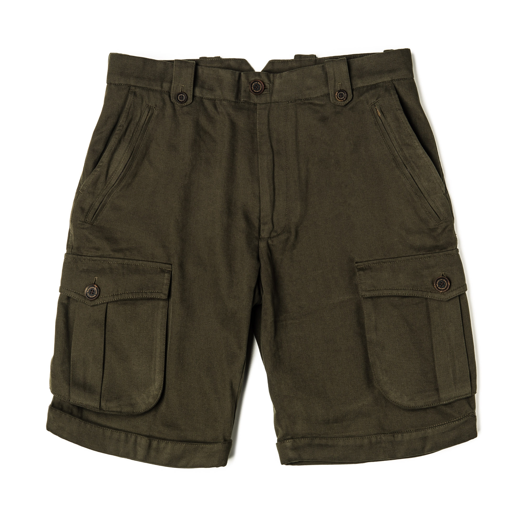 Westley Richards Safari Shorts in Brushed Green