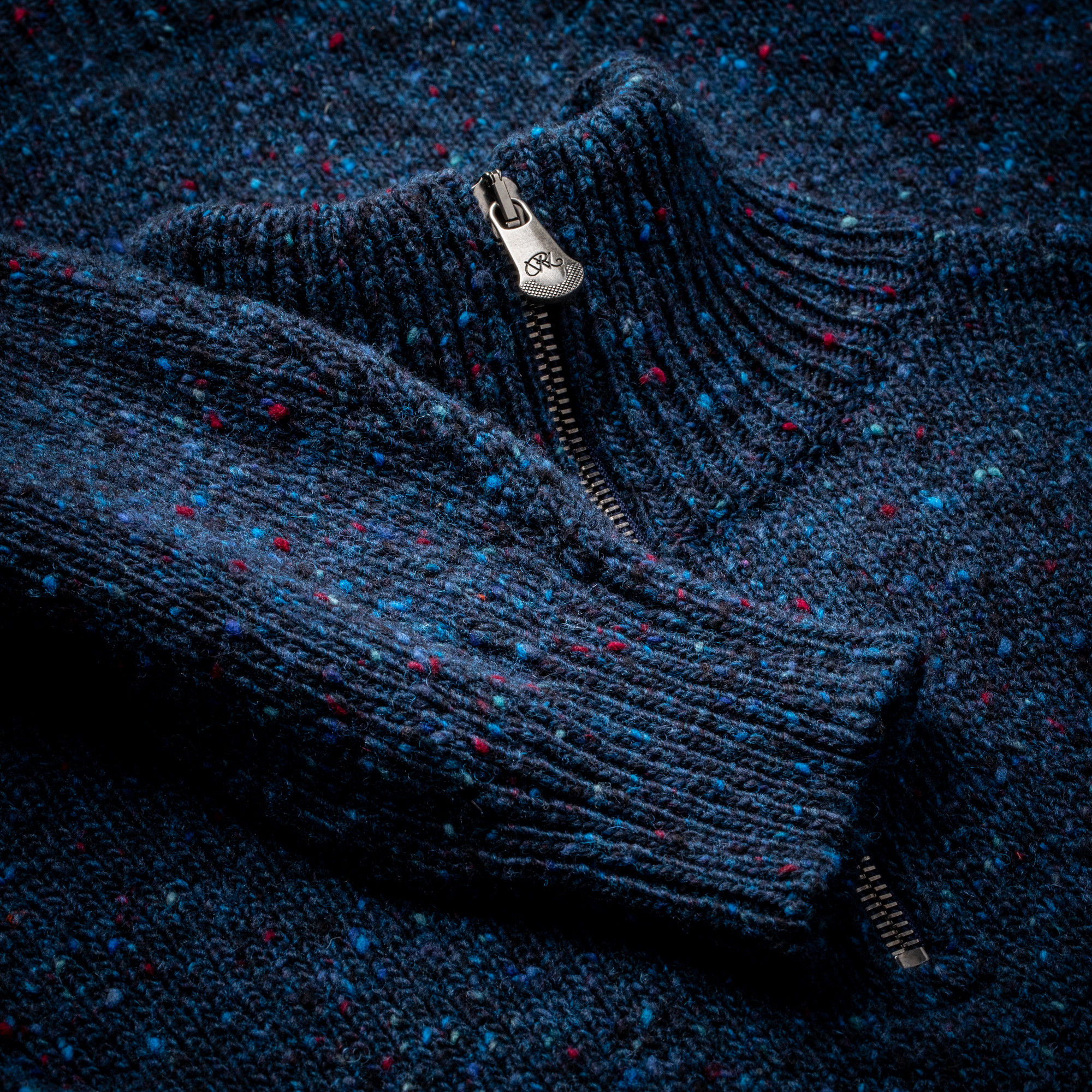 Westley Richards Malvern Quarter Zip in Marine