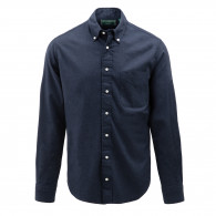 Classic Flannel Shirt in Navy