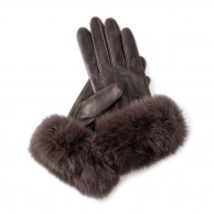 Leather and Fur Gloves