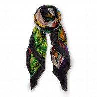 Peter Beard Collaboration Black Rhino Scarf