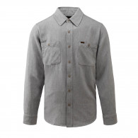 Rangeland Flannel Shirt in Light Heather Grey