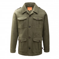 Corduroy Travel Jacket in Rifle Green
