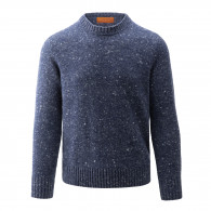 Cotswolds Crewneck in Blue Marl