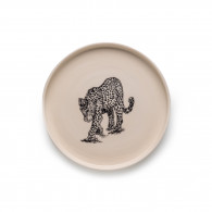 Small Hand Painted Leopard Dish