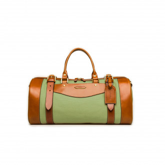Westley Richards Sutherland Bag in Safari Green and Mid Tan