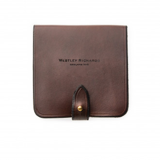 Westley Richards Large 5Rd Closed Ammunition Belt Wallet in Dark Tan