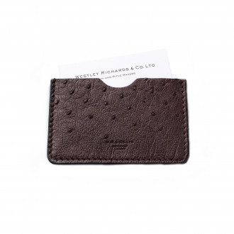 Westley Richards Business Card Holder in Ostrich