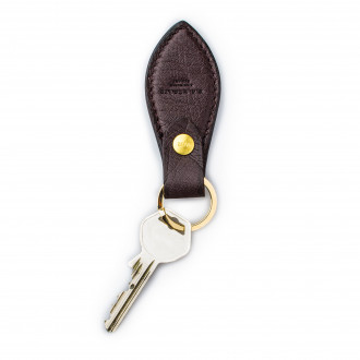 Westley Richards Leather Key Fob in Ostrich