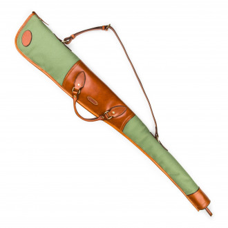 Westley Richards Taylor Rifle Slip in Safari Green & Mid Tan