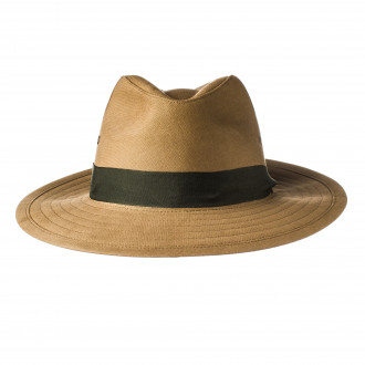 Westley Richards Pre Order Safari Hat with Green Herringbone Band