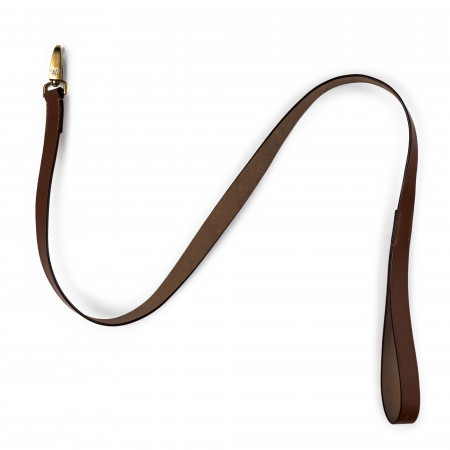 Westley Richards Leather dog Lead in Dark Tan