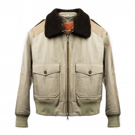 Westley Richards Hide Jacket in Sand Stone