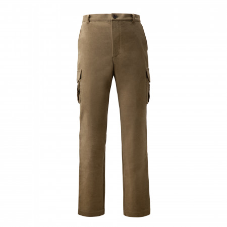 Moleskin Cargo Trousers in Lovat