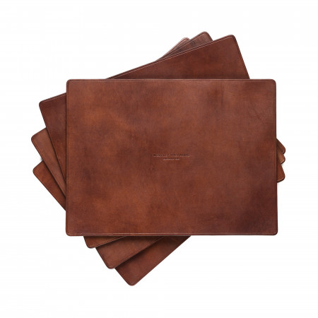 Leather Place Mat Set