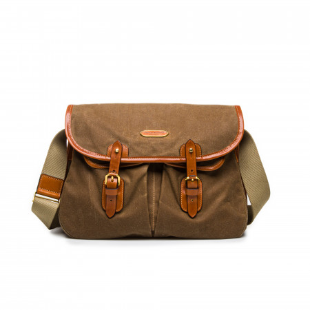 Bishop Bag In Sand Waxed Cotton