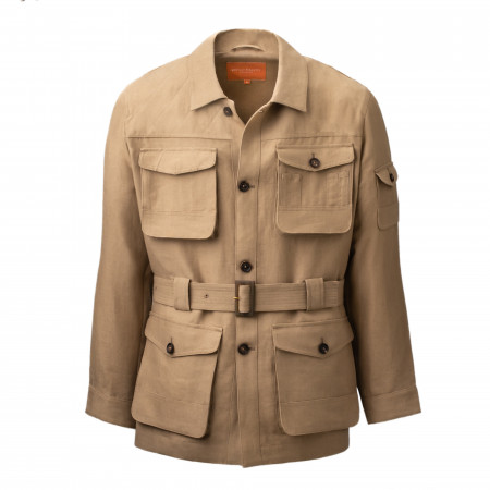 Westley Richards Linen Selous Safari Jacket in Hessian