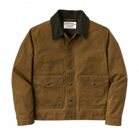 Filson Tin Cloth Work Jacket in Dark Tan