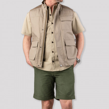 Westley Richards Safari Guide Vest in Sand Stone