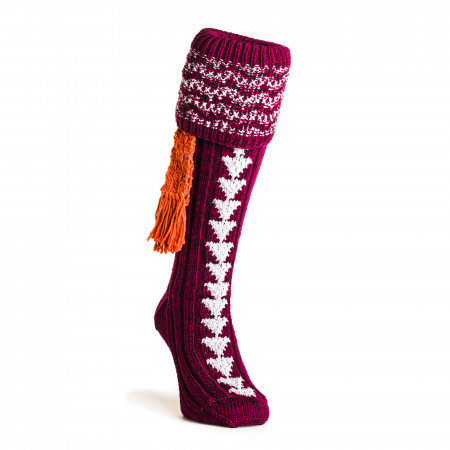 Whitfield Shooting Sock in Garnet