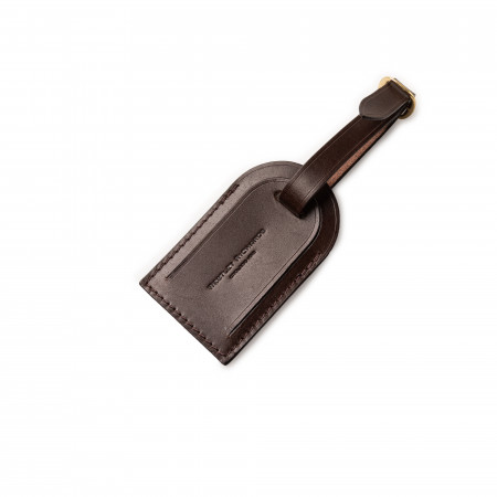 Westley Richards Luggage Tag in Dark Tan