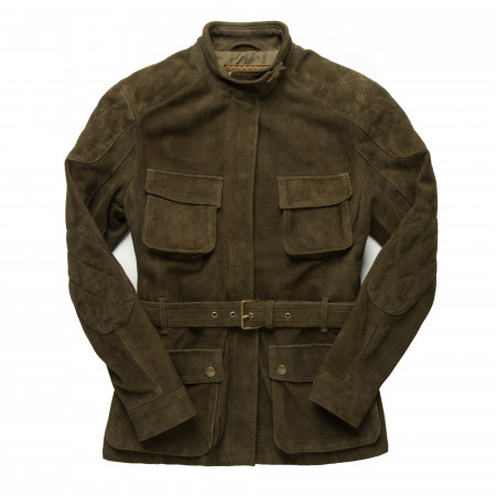 Meindl Meindl Ladies Wonder Woman Jacket  in Olive Goat Suede