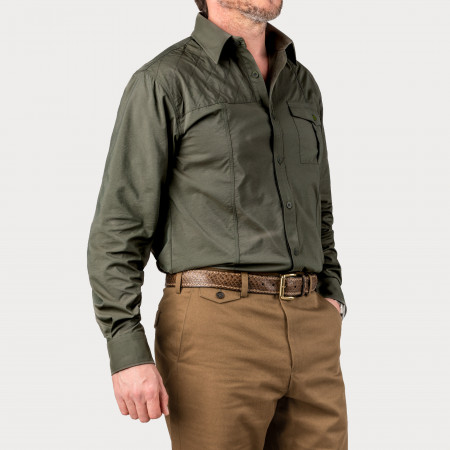 Westley Richards Mountain Breeze Technical Shirt in Woodland