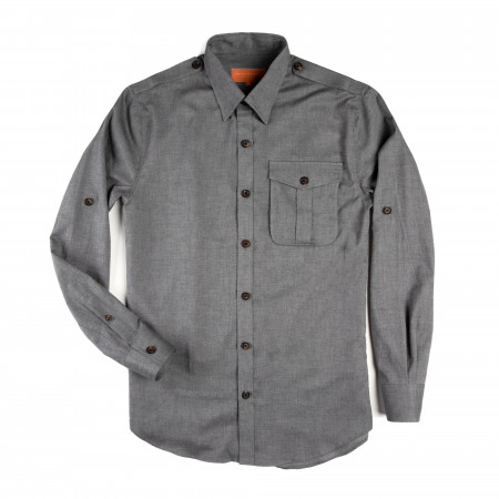 Westley Richards Field Shirt in Brushed Grey