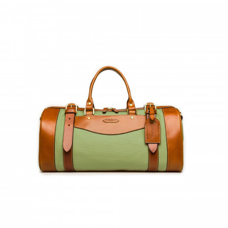 Sutherland Bag in Safari Green and Mid Tan