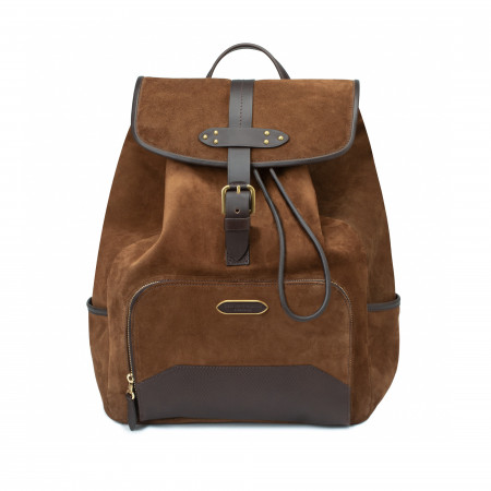 Westley Richards Bournbrook Rucksack in Walnut Suede