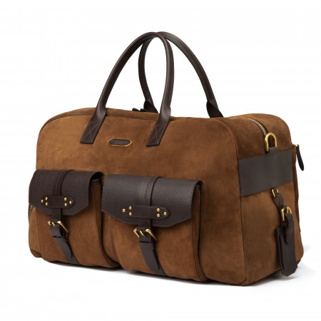 Westley Richards Bournbrook 48HR Bag in Walnut Suede