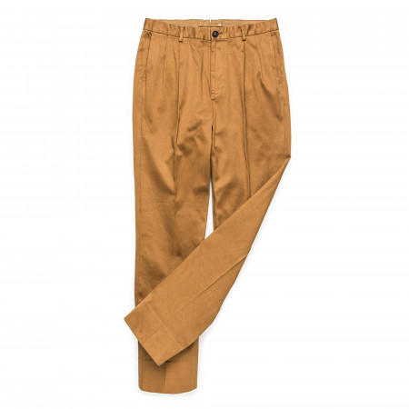 The Chino Revived  Warm Weather Cotton Trousers in Brown