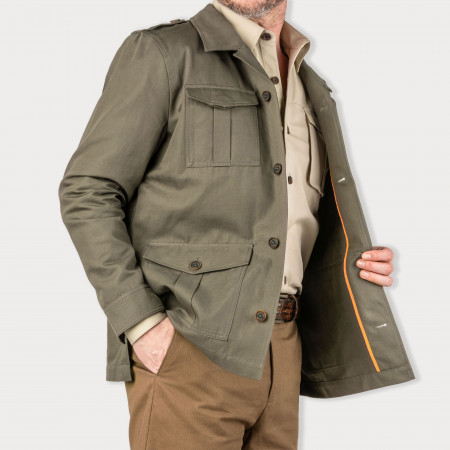 Safari Travel Jacket in Khaki