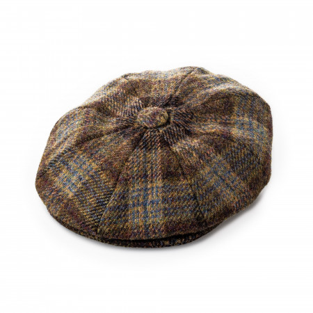Westley Richards Redford Tweed cap in Highland Brown