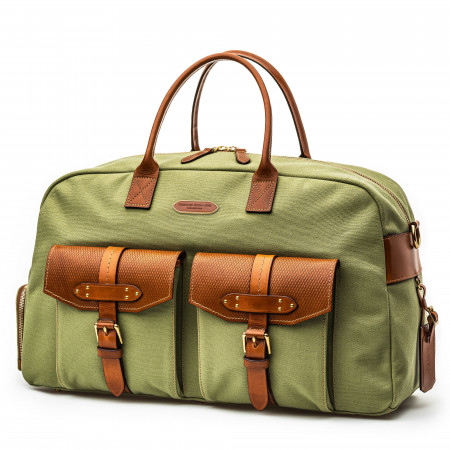 Bournbrook 48HR Bag in Safari Green and Mid Tan