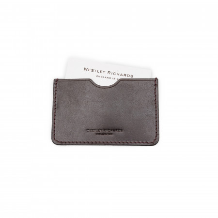 Westley Richards Business Card Holder in Dark Tan