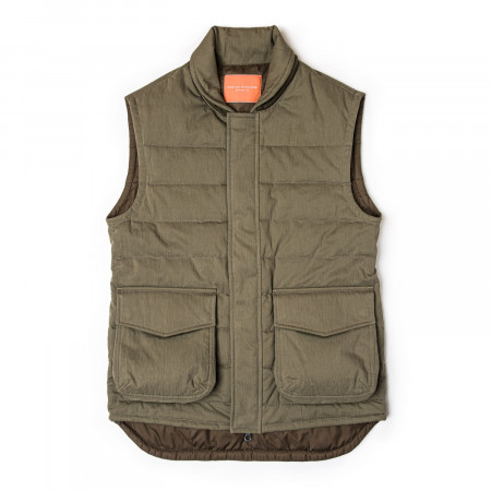 Pathfinder Quilted Gilet in Hunter Green