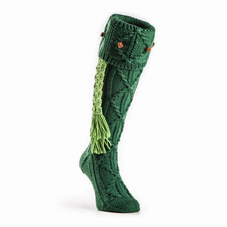Westley Richards Brigands Shooting Sock in Forest Green