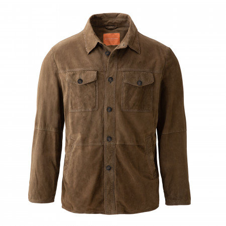 Westley Richards Dinesen Suede Shirt Jacket