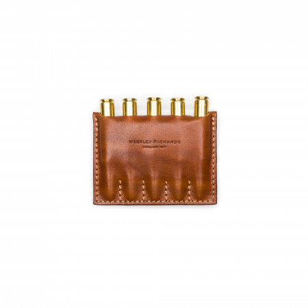 Westley Richards Open Ammunition Wallet in Mid Tan