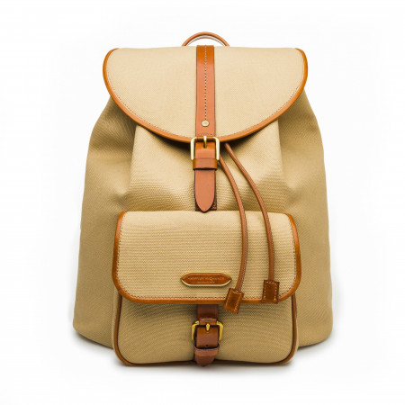 Westley Richards Explora Deluxe Rucksack in Safari & Mid Tan