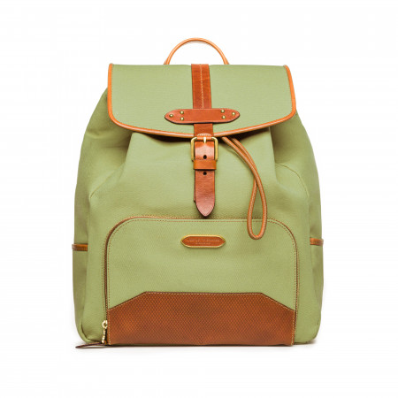 Bournbrook Rucksack in Safari Green & Mid Tan