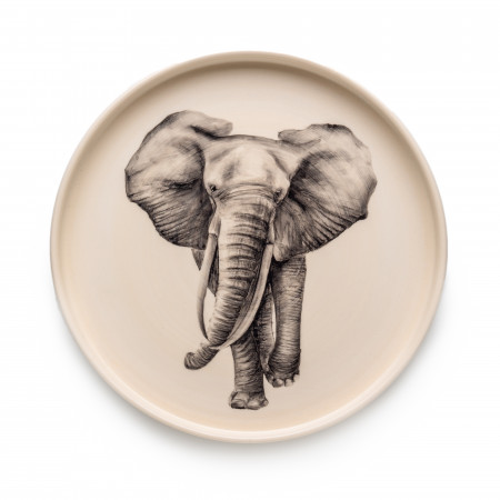 Westley Richards Large Hand Painted Elephant Dish