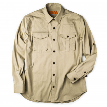 Westley Richards Campaign Shirt in Light Stone