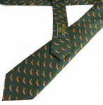 Silk Grouse tie in Highland Green