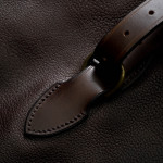 Deeley Shotgun Slip in Dark Tan Patterned