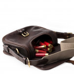 'Perfecta' Cartridge Bag in Dark Tan