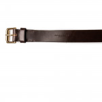 1.5" Leather Belt in Dark Tan