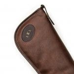 Deeley Shotgun Slip in Dark Tan Patterned