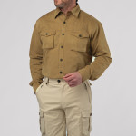 Expedition Safari Shirt in Brushed Sand